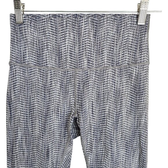 Lululemon Leggings Women's 6 Wunder Under High-Rise Tight 25" Gray Geometrics - Picture 2 of 10